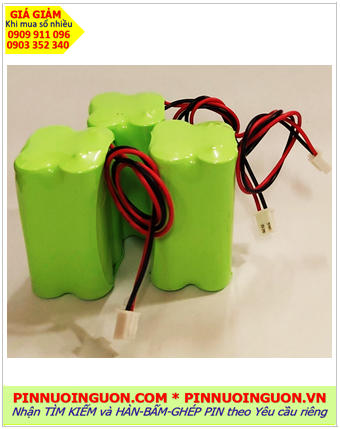 Pin sạc NiMh 4.8v-400mAh, Pin điện thoại bàn không dây SOny 4.8v-400mAh /Nhận hàn ghép pin 